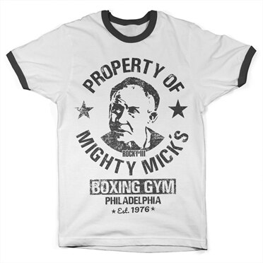 Läs mer om Rocky - Mighty Micks Gym Ringer Tee, T-Shirt