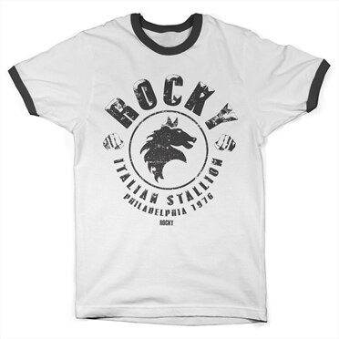 Läs mer om Rocky - Italian Stallion Ringer Tee, T-Shirt