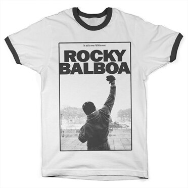 Läs mer om Rocky Balboa - It Aint Over Ringer Tee, T-Shirt