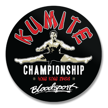 Läs mer om Bloodsport - Kumite Championship Sticker, Accessories