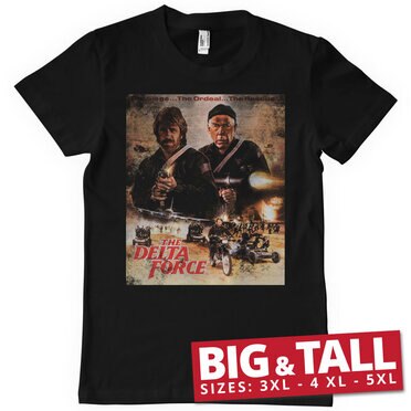 Läs mer om The Delta Force Vintage Poster Big & Tall T-Shirt, T-Shirt