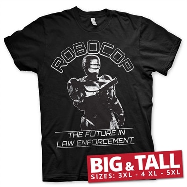 Läs mer om Robocop - The Future In Law Emforcement Big & Tall T-Shirt, T-Shirt