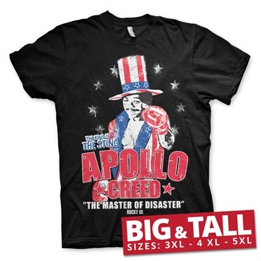 Läs mer om Rocky - Apollo Creed Big & Tall T-Shirt, T-Shirt