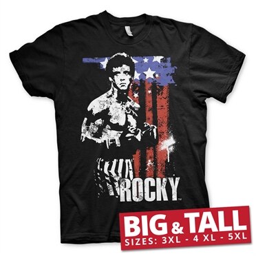 Rocky - American Flag Big & Tall T-Shirt, Big & Tall T-Shirt