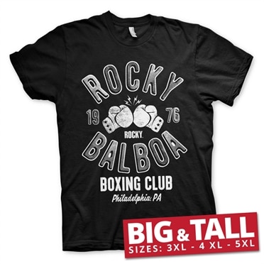 Läs mer om Rocky Balboa Boxing Club Big & Tall T-Shirt, T-Shirt