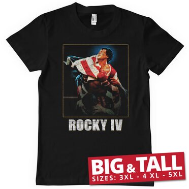 Läs mer om Rocky IV Washed Cover Big & Tall T-Shirt, T-Shirt