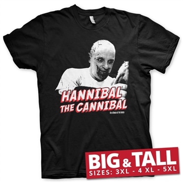 Läs mer om Hannibal The Cannibal Big & Tall T-Shirt, T-Shirt