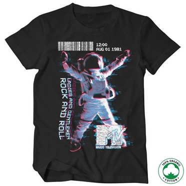 MTV Moon Man Organic T-Shirt, 100% Organic T-Shirt