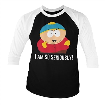 Läs mer om Eric Cartman - I Am So Seriously Baseball 3/4 Sleeve Tee, Long Sleeve T-Shirt