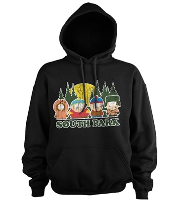 South Park Distressed Hoodie, Hooded Pullover