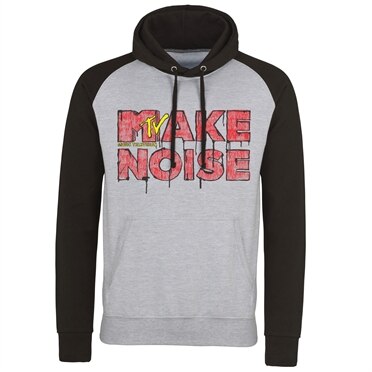 Make Noise - MTV Baseball Hoodie, Baseball Hooded Pullover