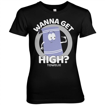 Läs mer om South Park / Towelie - Wanna Get High Girly Tee, T-Shirt