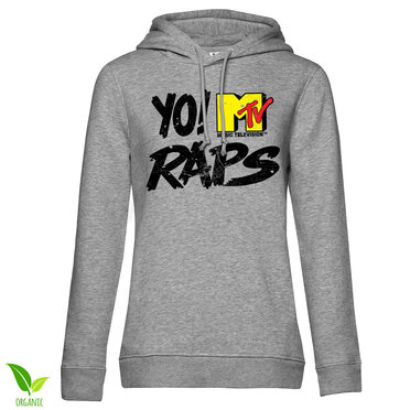 Läs mer om Yo! MTV Raps Distressed Logo Girls Hoodie, Hoodie