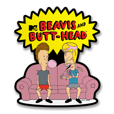 Läs mer om Beavis and Butt-Head Sticker, Accessories