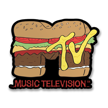 Läs mer om MTV Hamburger Logo Sticker, Accessories
