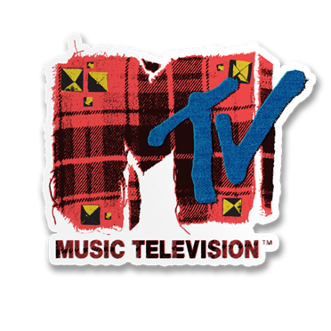 Läs mer om MTV Plaid Logo Sticker, Accessories