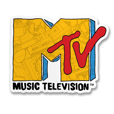 Läs mer om MTV Sketch Logo Sticker, Accessories