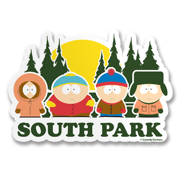 Läs mer om South Park Line-Up Sticker, Accessories