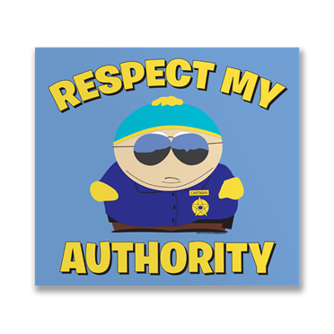 Läs mer om Respect My Authority Sticker, Accessories