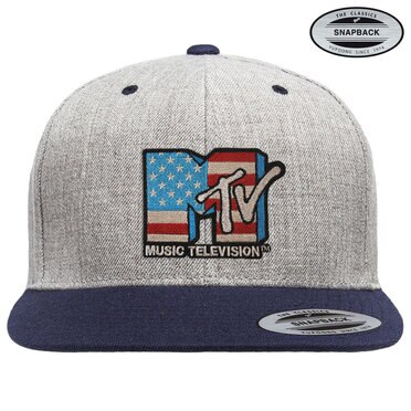Läs mer om MTV American Flag Premium Snapback Cap, Accessories