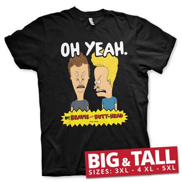 Läs mer om Beavis and Butt-Head Oh Yeah Big & Tall T-Shirt, T-Shirt