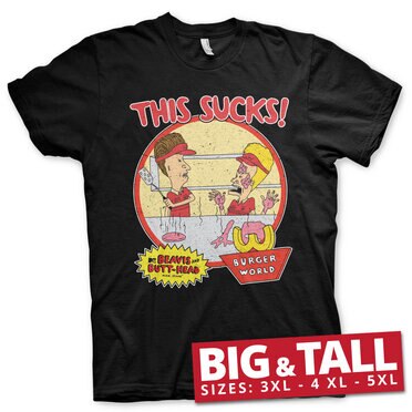 Läs mer om Beavis and Butt-Head - This Sucks Big & Tall T-Shirt, T-Shirt