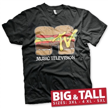 Läs mer om MTV Hamburger Big & Tall T-Shirt, T-Shirt