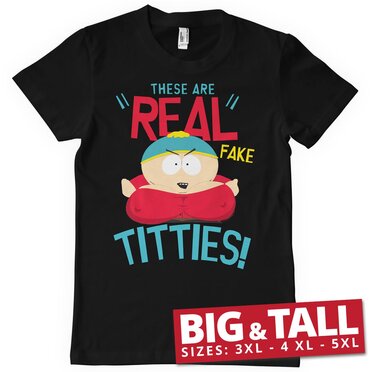 Läs mer om These Are Real Fake Titties Big & Tall T-Shirt, T-Shirt