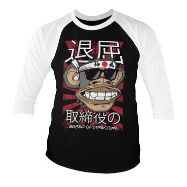 Läs mer om Bored Of Directors - Japan Baseball 3/4 Sleeve Tee, Long Sleeve T-Shirt