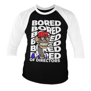 Läs mer om Bored Baseball 3/4 Sleeve Tee, Long Sleeve T-Shirt