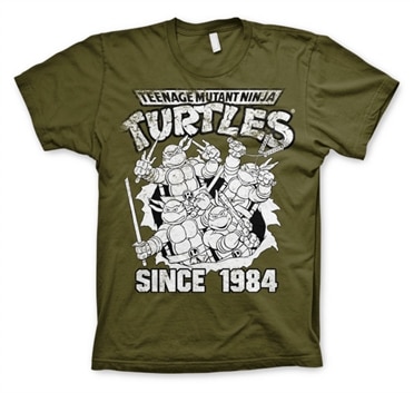 Läs mer om TMNT Distressed Since 1984 T-Shirt, T-Shirt