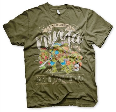 Läs mer om TMNT - Bros On The Road T-Shirt, T-Shirt