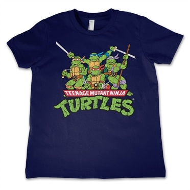 Läs mer om Teeange Mutant Ninja Turtles Distressed Group Kids T-Shirt, T-Shirt