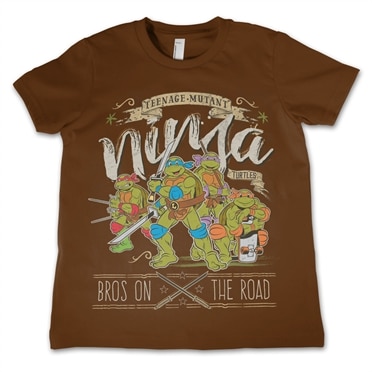 Läs mer om TMNT - Bros On The Road Kids T-Shirt, T-Shirt