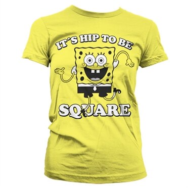 Hip To Be Square Girly T-Shirt, Girly Tee