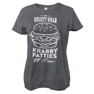Läs mer om The Krusty Krab Serving Krabby Patties Girly Tee, T-Shirt