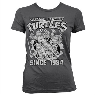 TMNT Distressed Since 1984 Girly Tee, Girly T-Shirt