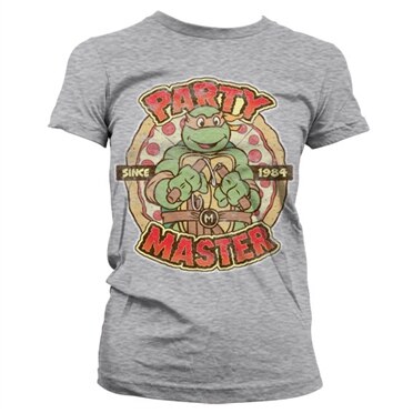 TMNT - Party Master Since 1984 Girly Tee, Girly T-Shirt