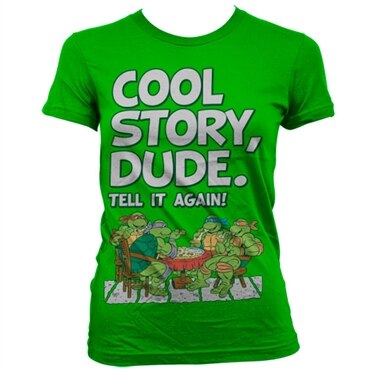 Läs mer om TMNT - Cool Story Dude Girly Tee, T-Shirt