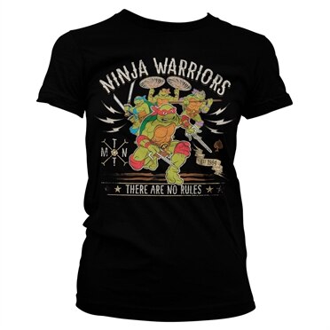 Ninja Warriors - No Rules Girly Tee, Girly Tee