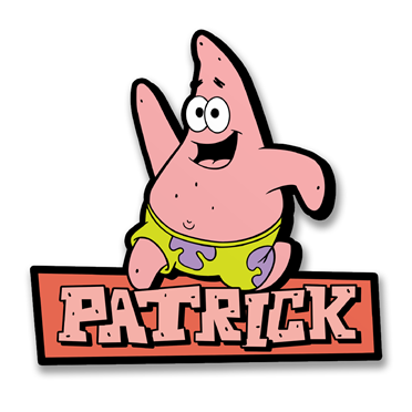 Läs mer om Patrick Star Sticker, Accessories