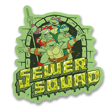Läs mer om Sewer Squad Sticker, Accessories