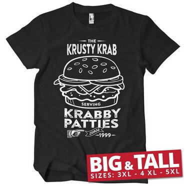 Läs mer om The Krusty Krab Serving Krabby Patties Big & Tall T-Shirt, T-Shirt