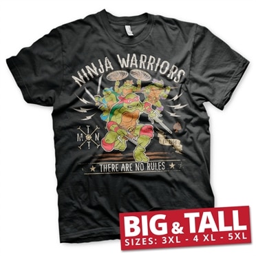 Ninja Warriors - No Rules Big & Tall T-Shirt, Big & Tall T-Shirt