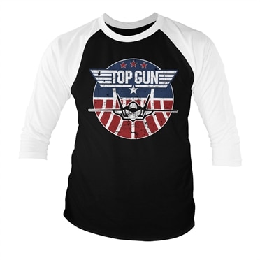 Läs mer om Top Gun Tomcat Baseball 3/4 Sleeve Tee, Long Sleeve T-Shirt