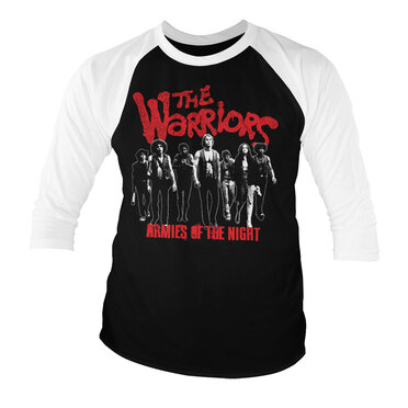 Läs mer om The Warriors - Armies Of The Night Baseball 3/4 Sleeve Tee, Long Sleeve T-Shirt