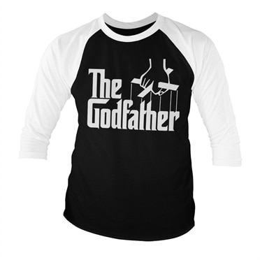 Läs mer om The Godfather Logo Baseball 3/4 Sleeve Tee, Long Sleeve T-Shirt