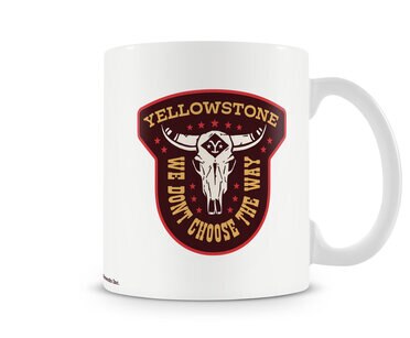 Läs mer om Yellowstone - We Dont Choose The Way Coffee Mug, Accessories