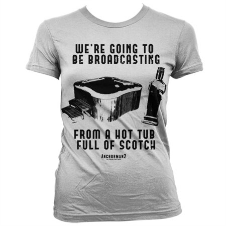 Läs mer om Hot Tub Full Of Scotch Girly T-Shirt, T-Shirt