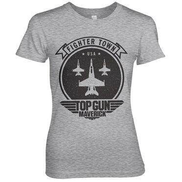 Läs mer om Top Gun Maverick Fighter Town Girly Tee, T-Shirt